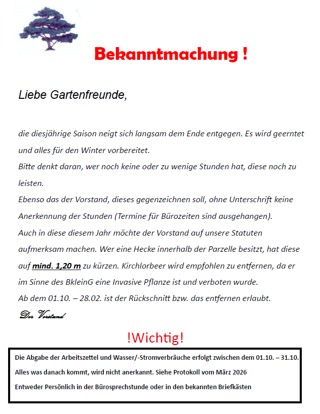 Home bekanntgabe herbst 2026